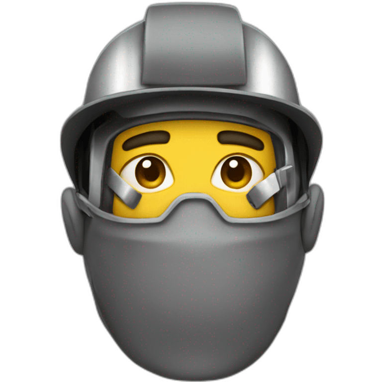 Welder-face emoji