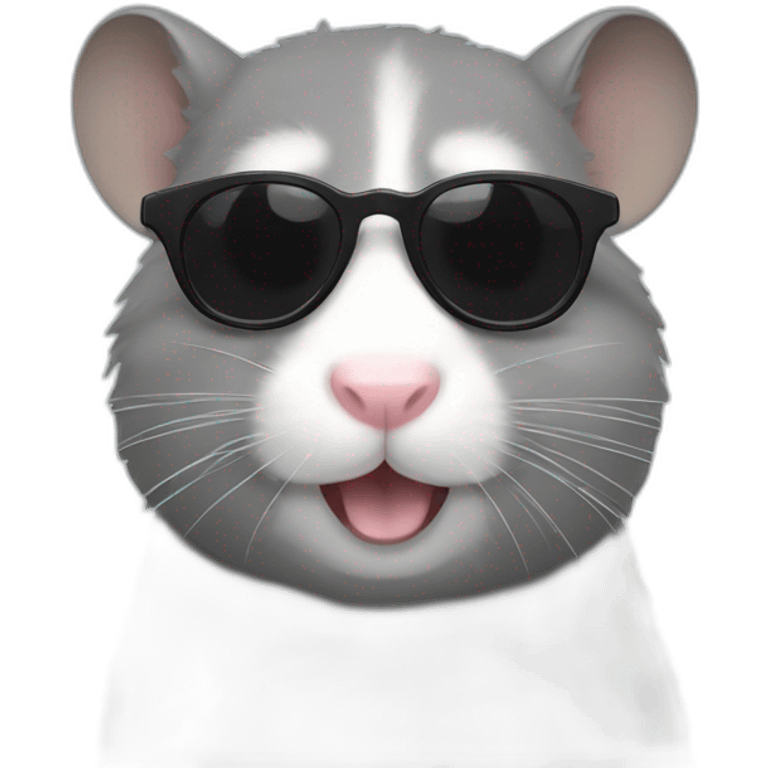 gray-hamster-blacksunglasses emoji