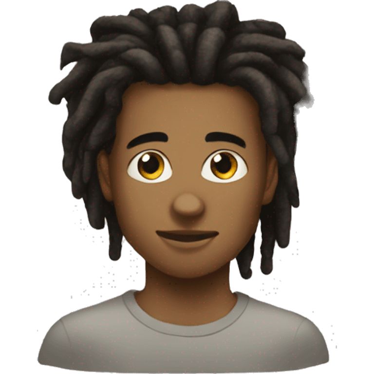 dread locks young men emoji