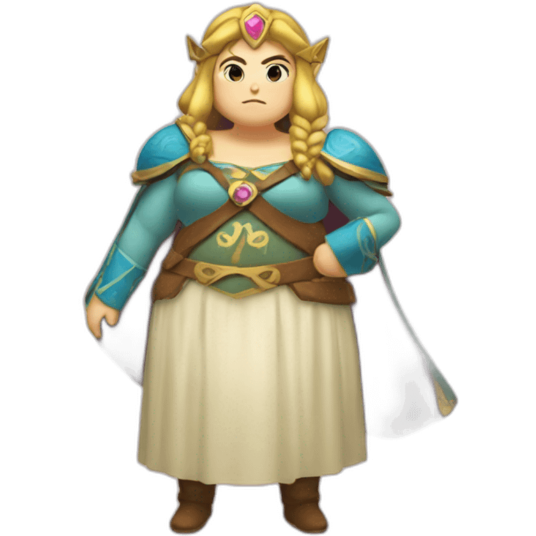 Zelda princess fat emoji