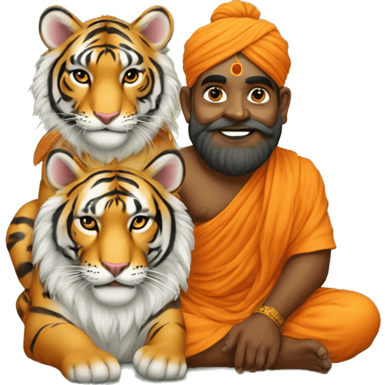 ayyappa swami with tiger emoji