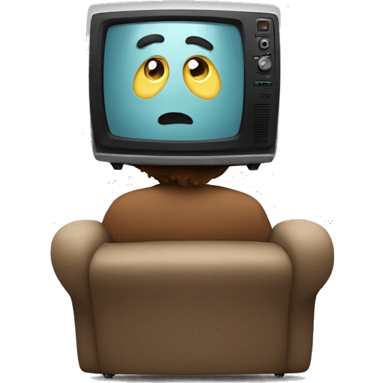 Watching tv emoji