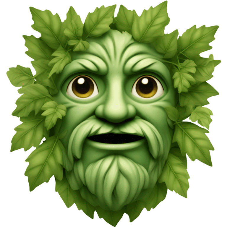 Green man emoji