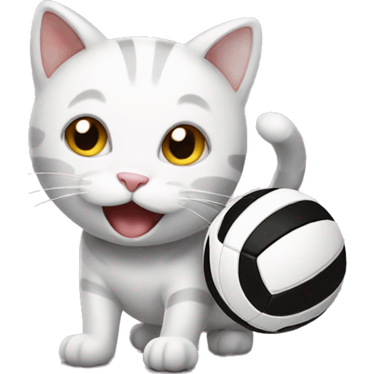 Cat Volleyball emoji