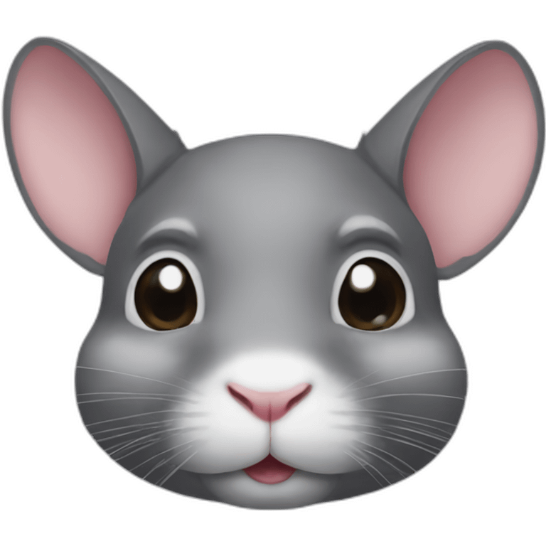 Chinchilla face emoji