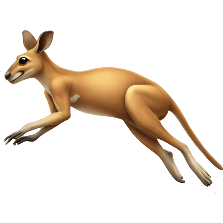 Kangaroo high jump emoji