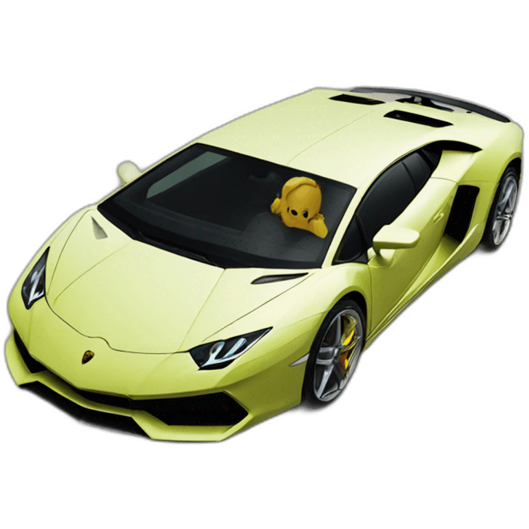 Lamborghini in Dubai emoji