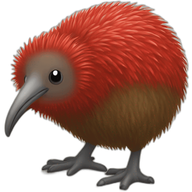 Red kiwi emoji