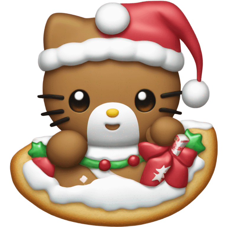 Hello kitty galleta navidad  emoji