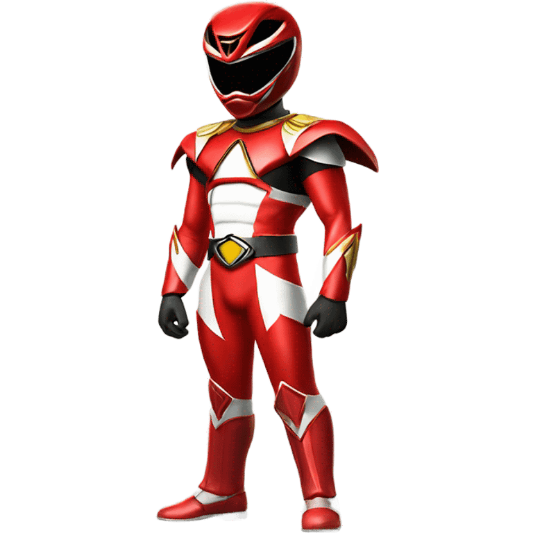 Red power ranger emoji