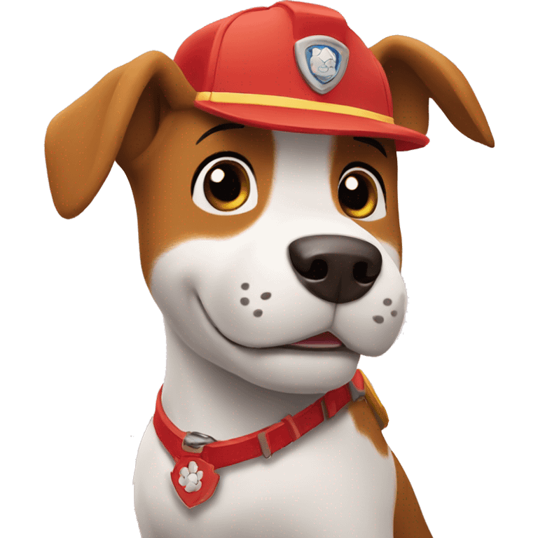 marshall dog from paw patrol emoji