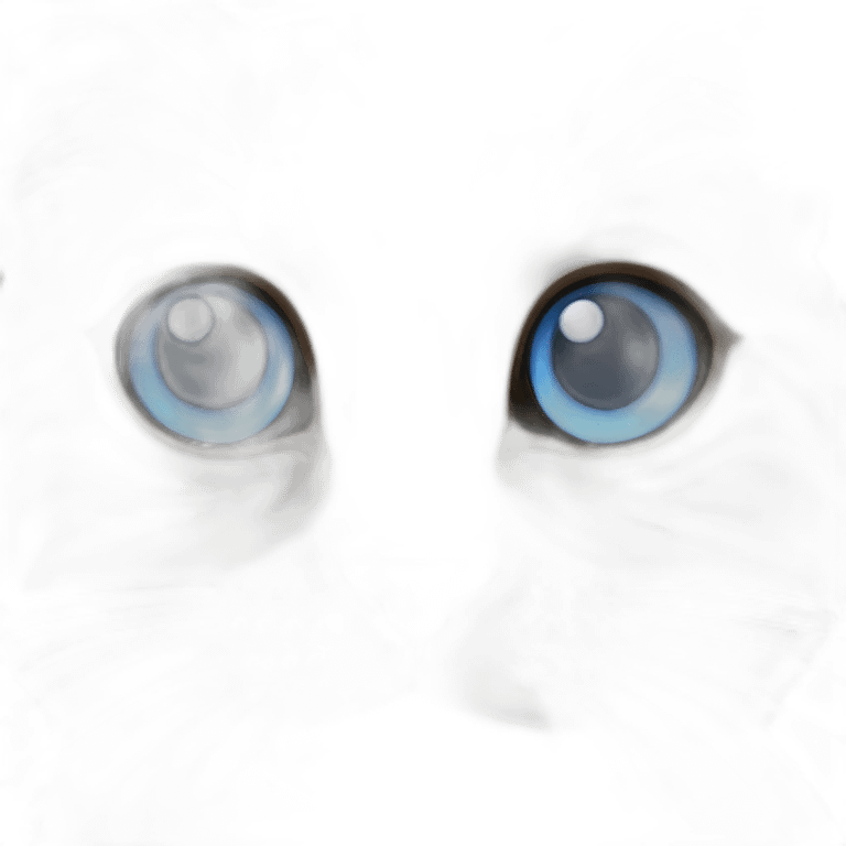 cat with blue eyes emoji