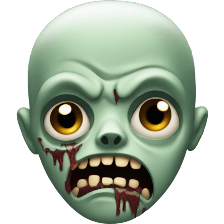 zombie scared emoji