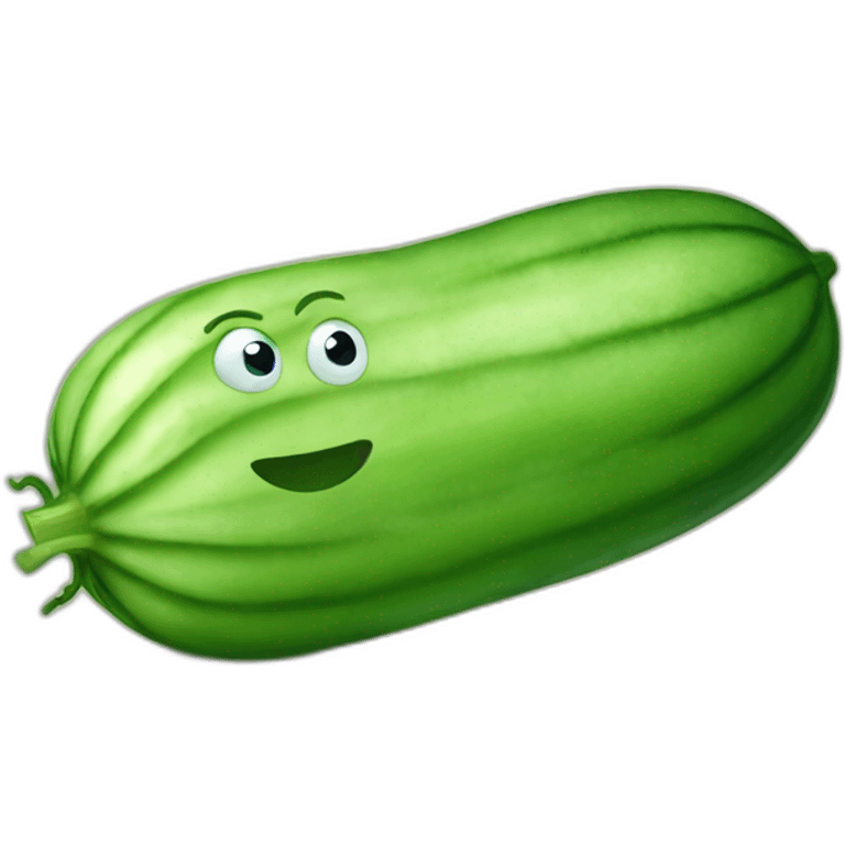 cucumber with baby emoji