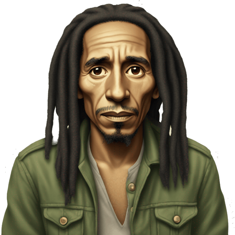 Sad Bob Marley emoji