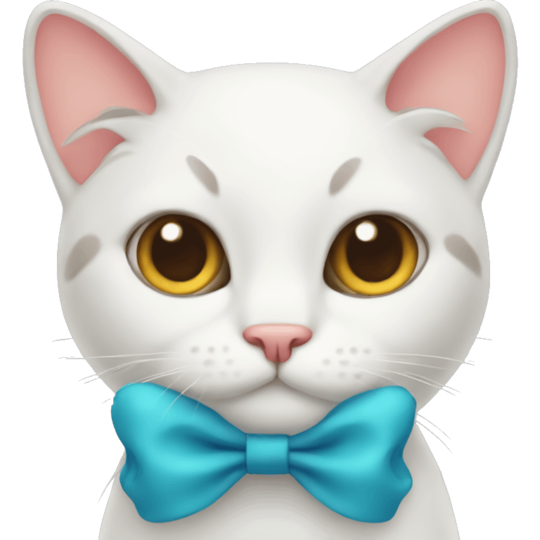 Cat with bow  emoji