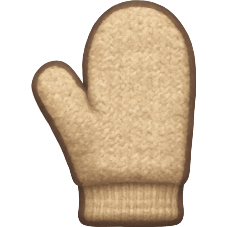 Beige mittens emoji