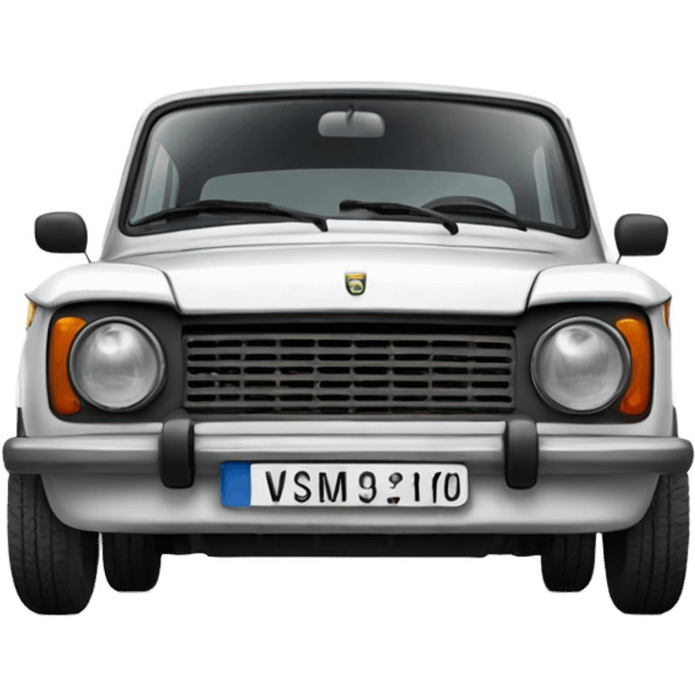 a white lada VAZ 2101 emoji