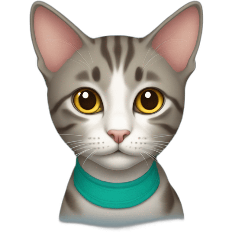 domestic shorthair cat emoji