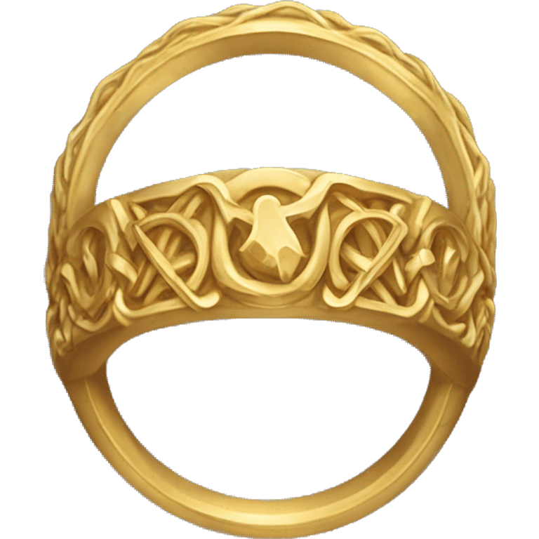  gold ring in lord of the rings styke emoji