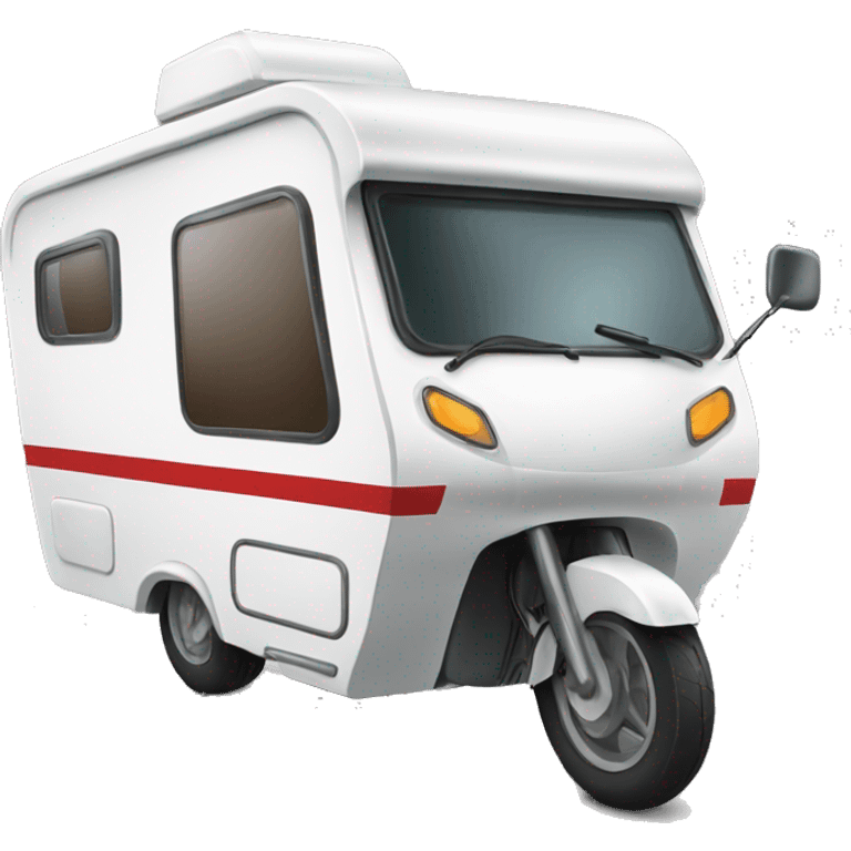 Caravan motorcycle  emoji