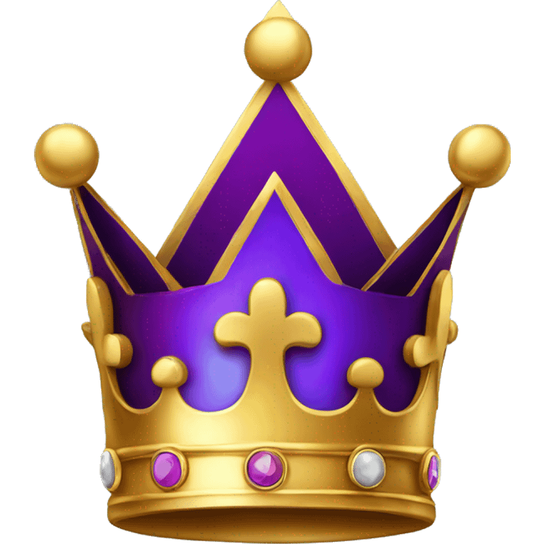 Gold crown with first place emoji