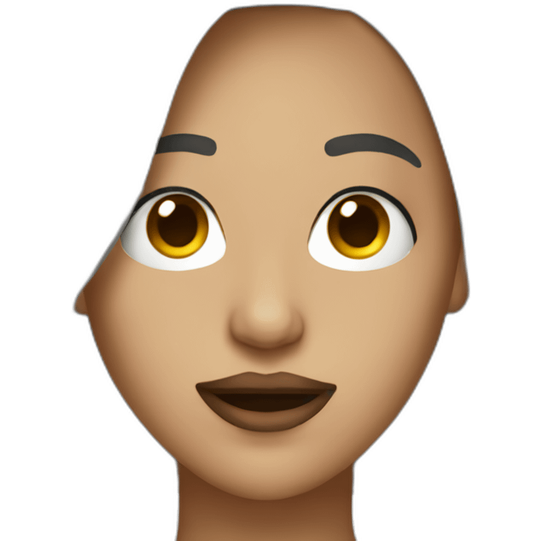 Female pop singer emoji