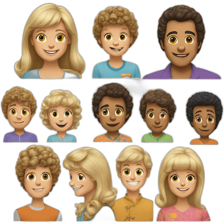 The Brady Bunch emoji