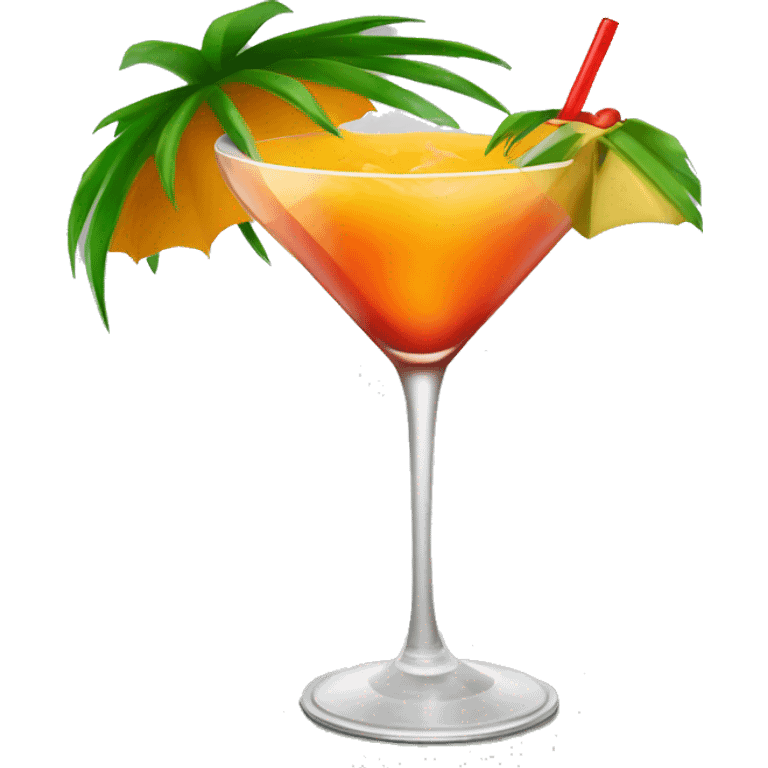 Tropical cocktail emoji