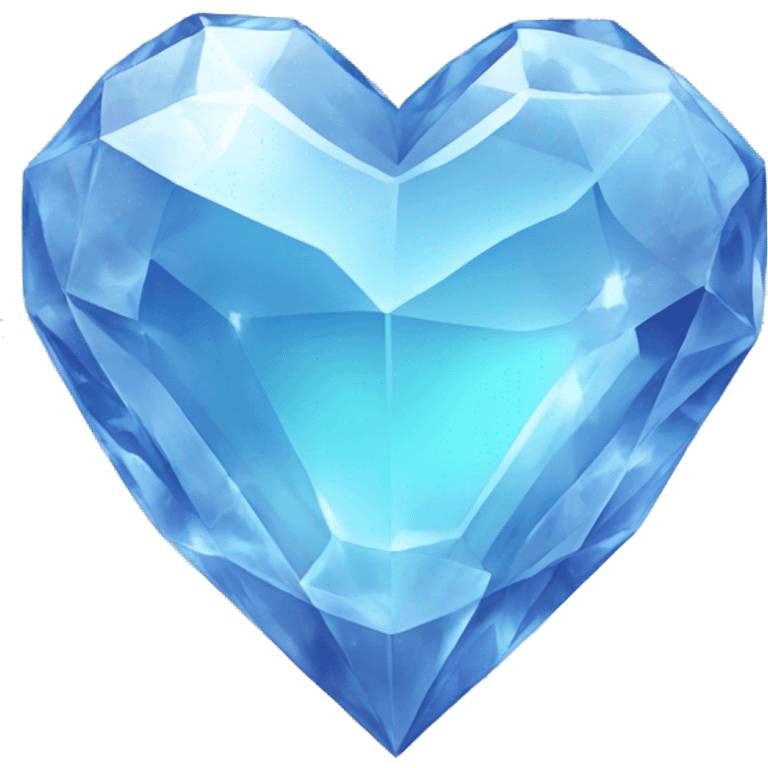 crystal heart emoji