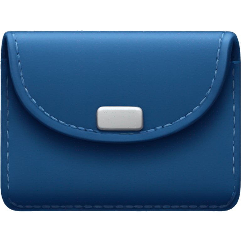 Dark blue wallet emoji