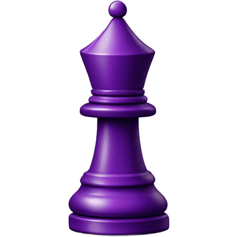 chess piece bishop purple emoji