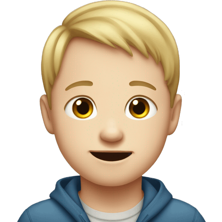 Down syndrome boy emoji