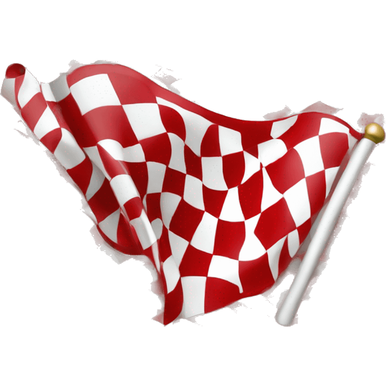 RED CHECKERED FLAG emoji