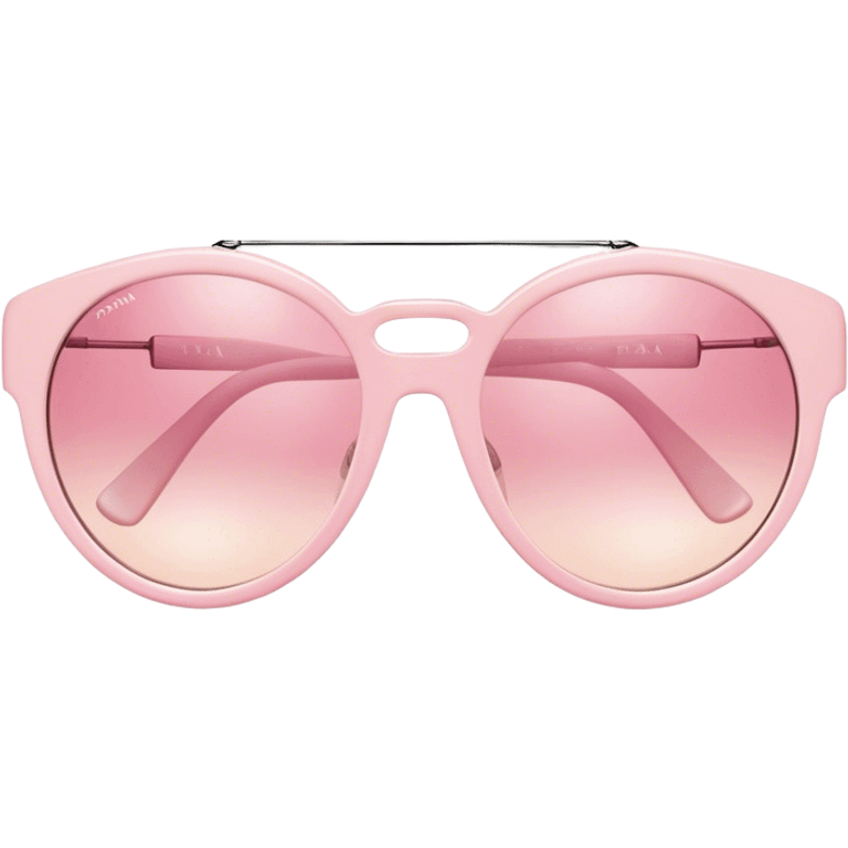 Prada sunglasses pink pastel emoji