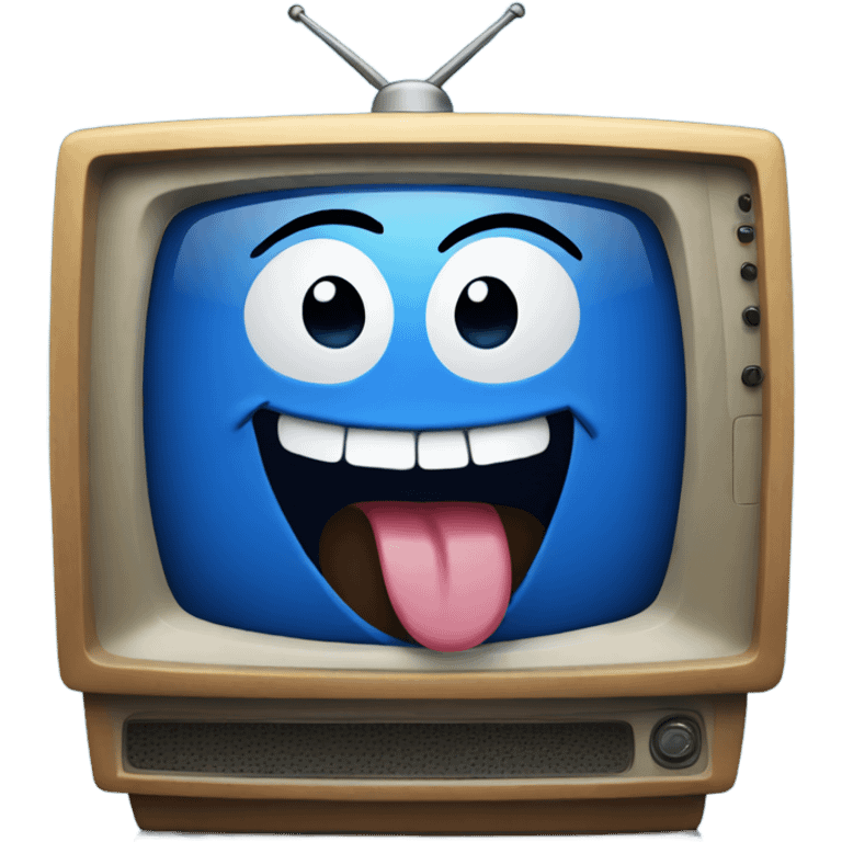 BLUE tv laughing emoji