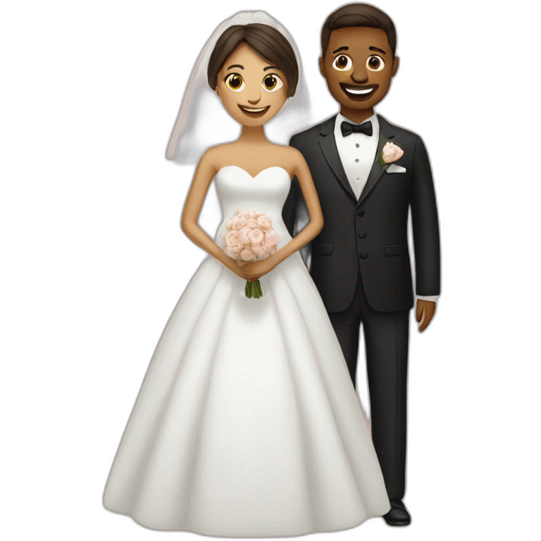 bride and groom emoji