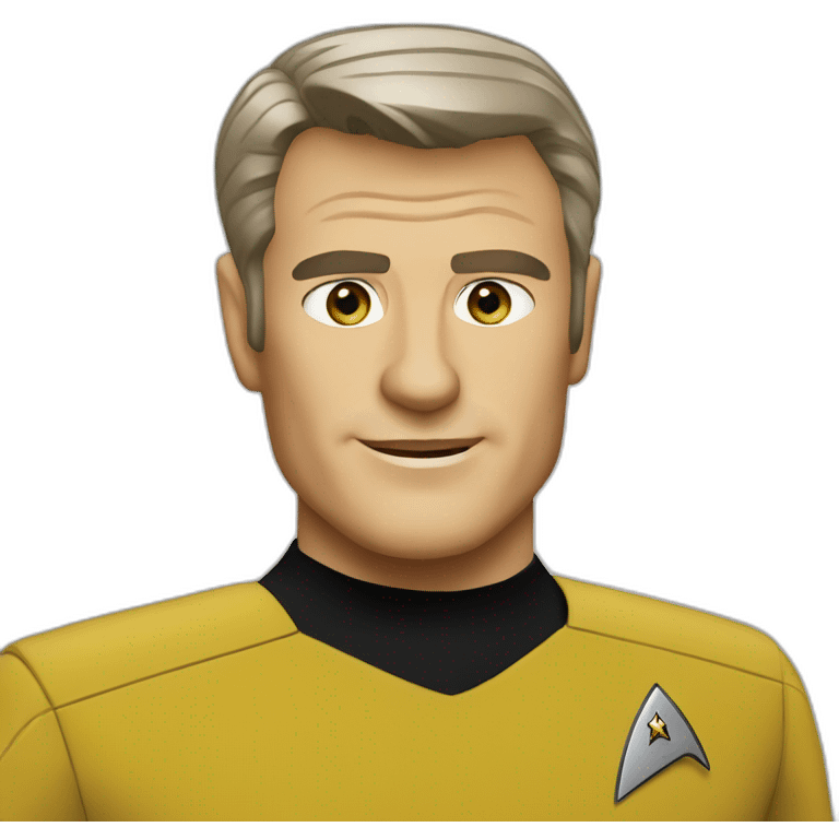 StarTrek captain Pike emoji