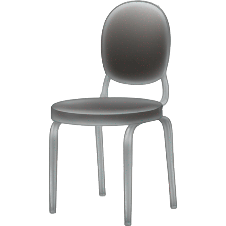 transparent invisible chair emoji