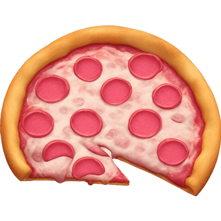 Pink pizza emoji