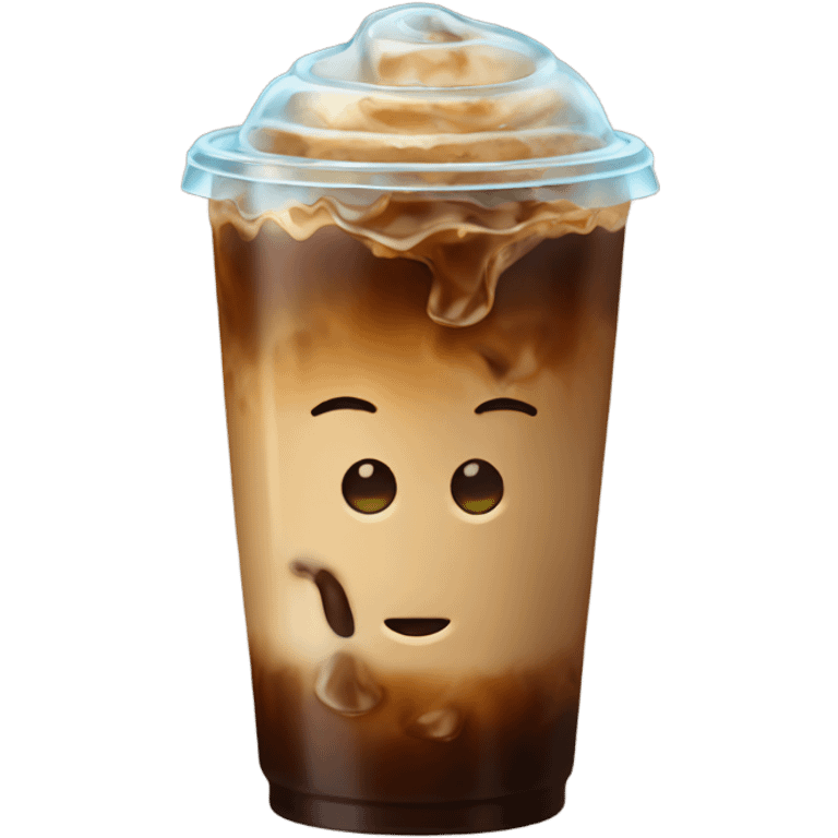 Iced coffee emoji