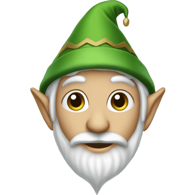 Elf with a hat emoji