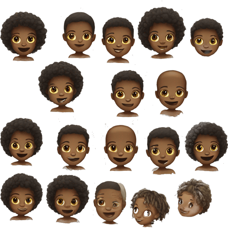 africa kids  emoji