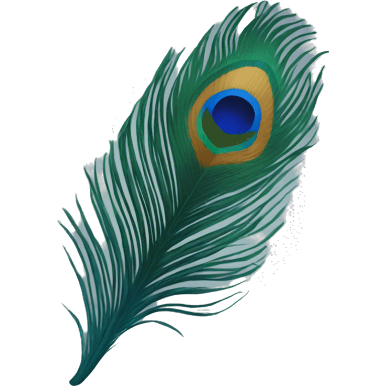 peacock feather emoji