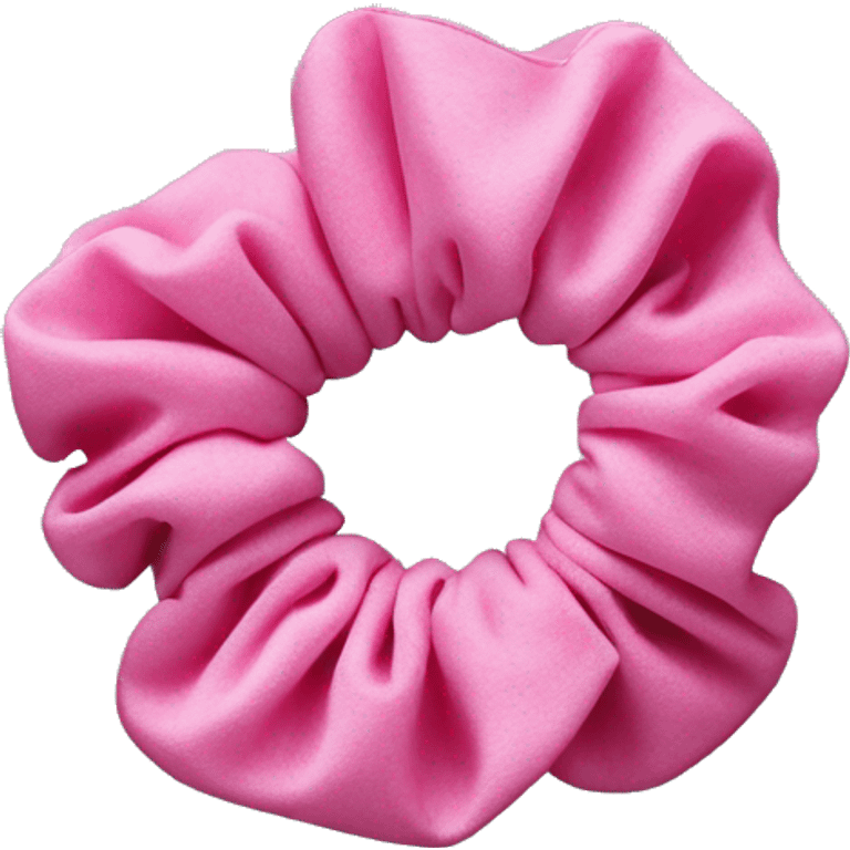 Pink scrunchie  emoji