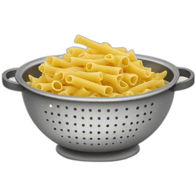 pasta in a colander emoji