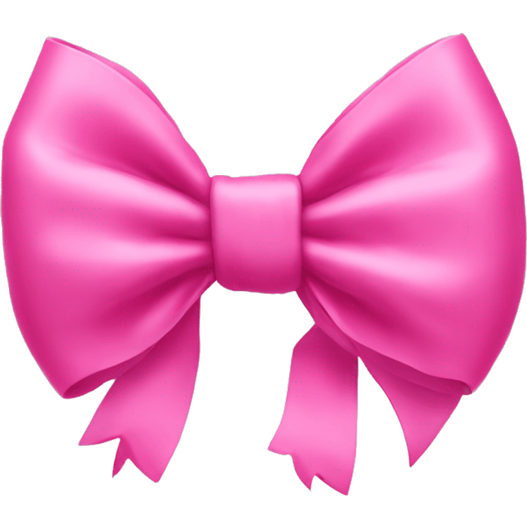 Pink bow emoji