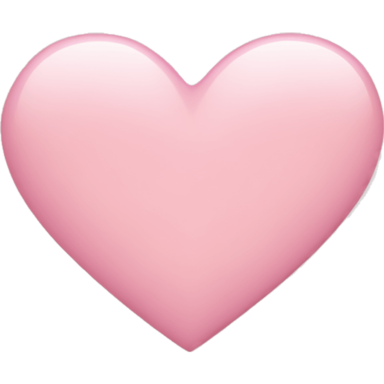 Light pink heart emoji