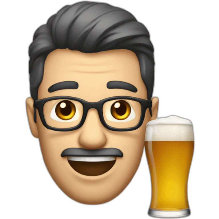 moi qui boit une bierrer emoji