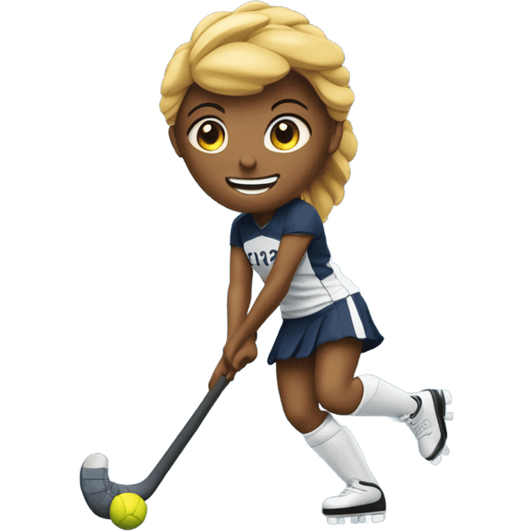 field hockey player  emoji